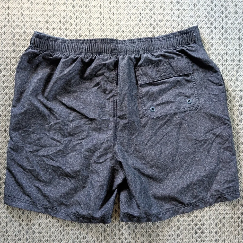 Speedo Shorts Mens XL Gray Swim Trunks‎ Board Shorts Drawstring Cargo Pocket